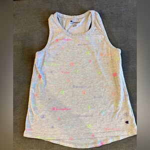 Champion Kids Tank Top - Gray with Multicolor Accents